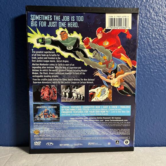 Justice League: Secret Origins (DVD, 2001) Animted - Picture 2 of 6